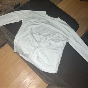 Grey long sleeve top